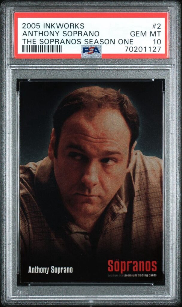 2005 Inkworks The Sopranos Season One #2 — Anthony Soprano, front of card