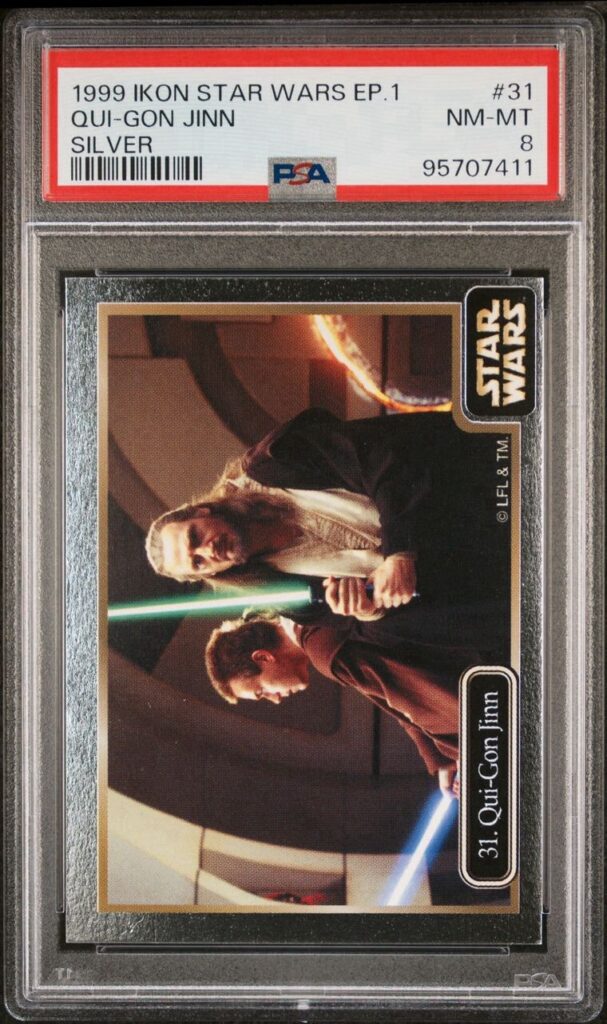 1999 Ikon Star Wars: Episode I #31 — Qui-Gon Jinn, front of card