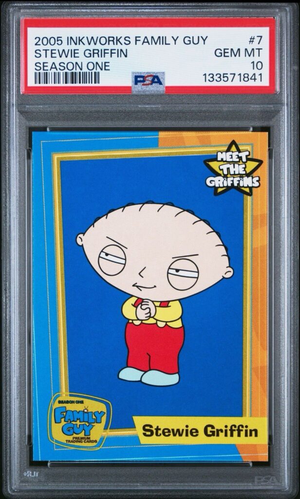 2005 Inkworks Family Guy Season One #7 — Stewie Griffin, front of card