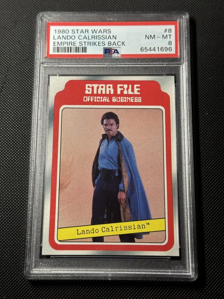 1980 Topps The Empire Strikes Back #8 — Lando Calrissian, front of card