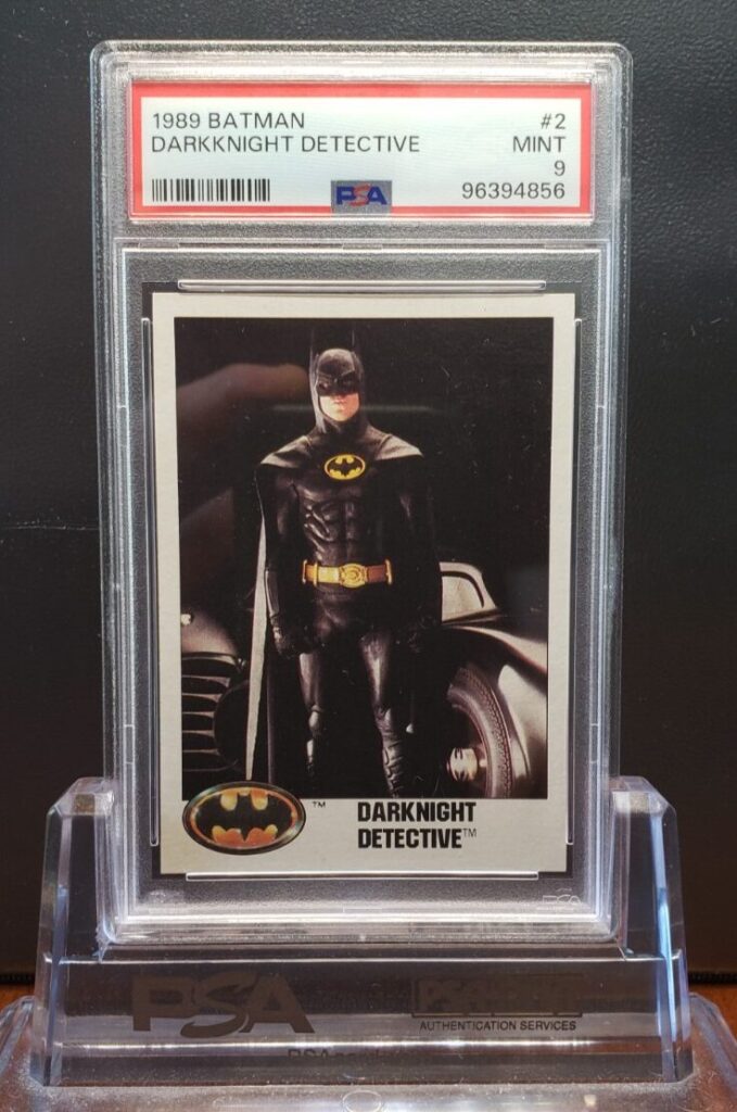 1989 Topps Batman #2 — Darknight Detective, front of card