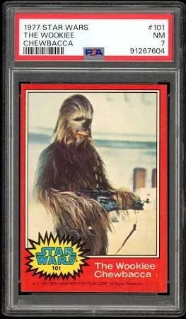 1977 Topps Star Wars #101 — Chewbacca, front of card