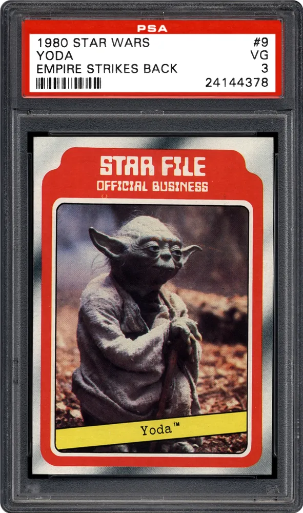 1980 Topps The Empire Strikes Back #9 — Yoda, front of card