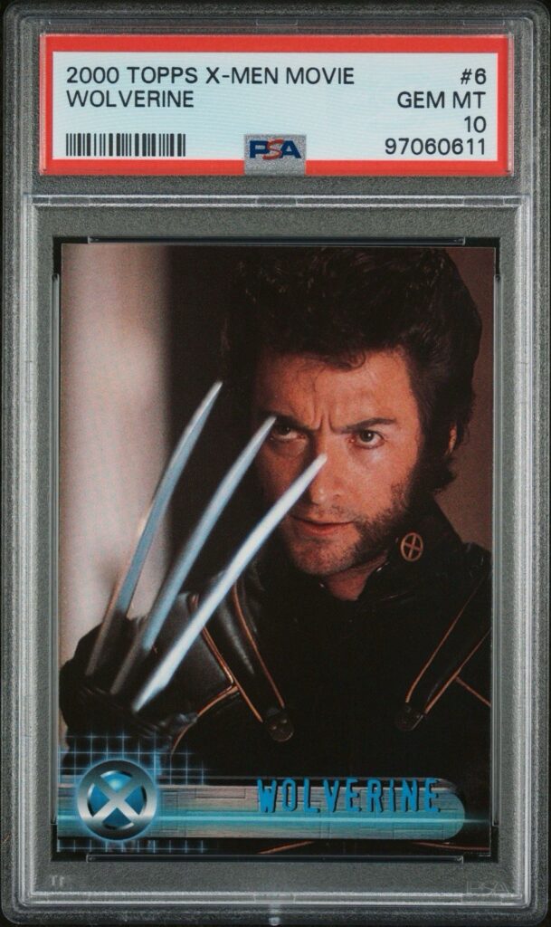 2000 Topps X-Men The Movie #6 — Wolverine, front of card