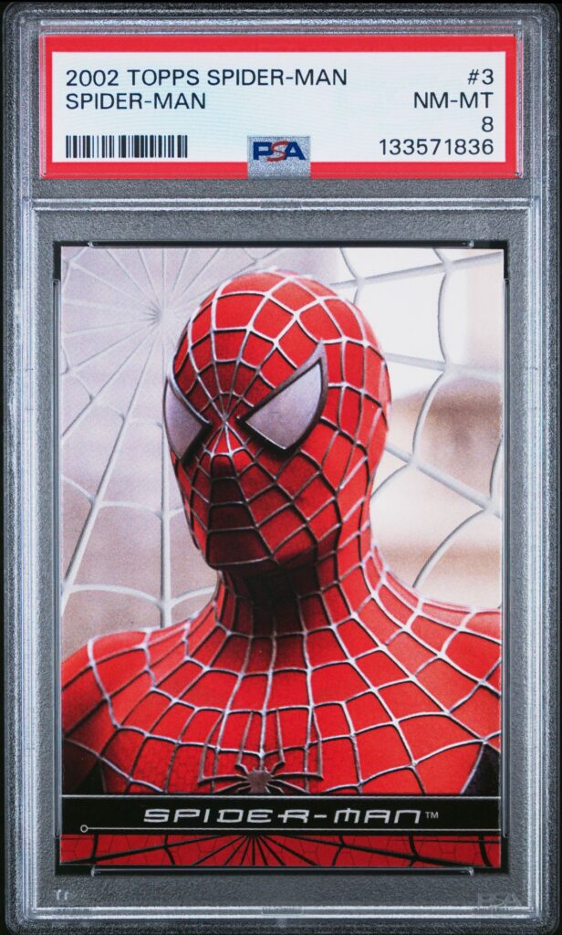 2002 Topps Spider-Man #3 — Spider-Man, front of card