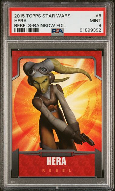 2015 Topps Star Wars Rebels #6 — Hera Syndulla, front of card