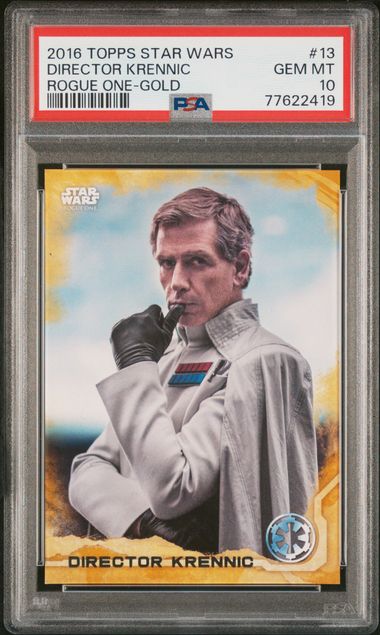 2016 Topps Star Wars: Rogue One #13 — Director Krennic, front of card