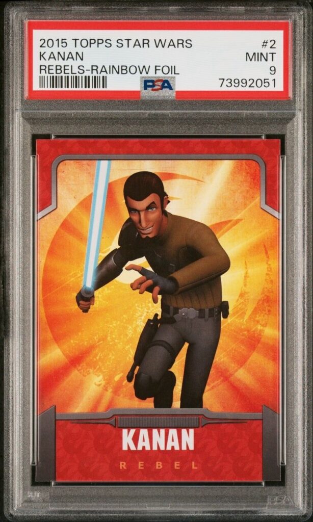 2015 Topps Star Wars Rebels #2 — Kanan Jarrus, front of card