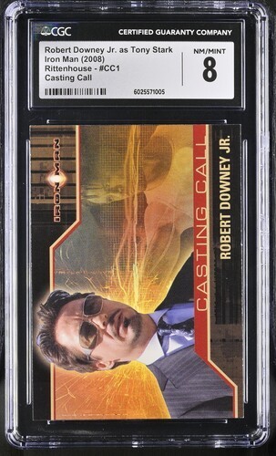 2008 Rittenhouse Archives Iron Man Movie #CC1 — Tony Stark, front of card