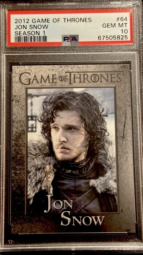 2012 Rittenhouse Game of Thrones Season 1 #64 — Jon Snow, front of card