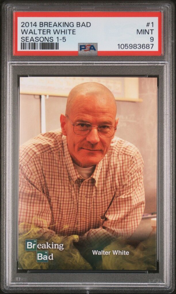 2014 Cryptozoic Breaking Bad Seasons 1–5 #1 — Walter White, front of card
