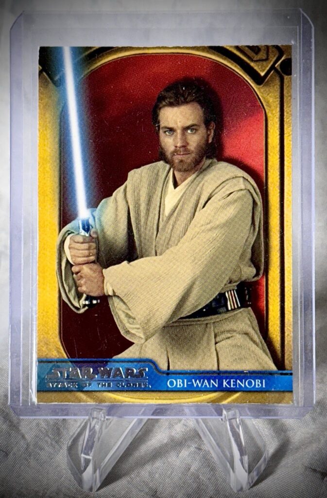 2002 Topps Star Wars: Attack of the Clones #4 — Obi-Wan Kenobi, front of card